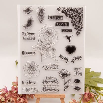 Flowers DIY Clear Stamps