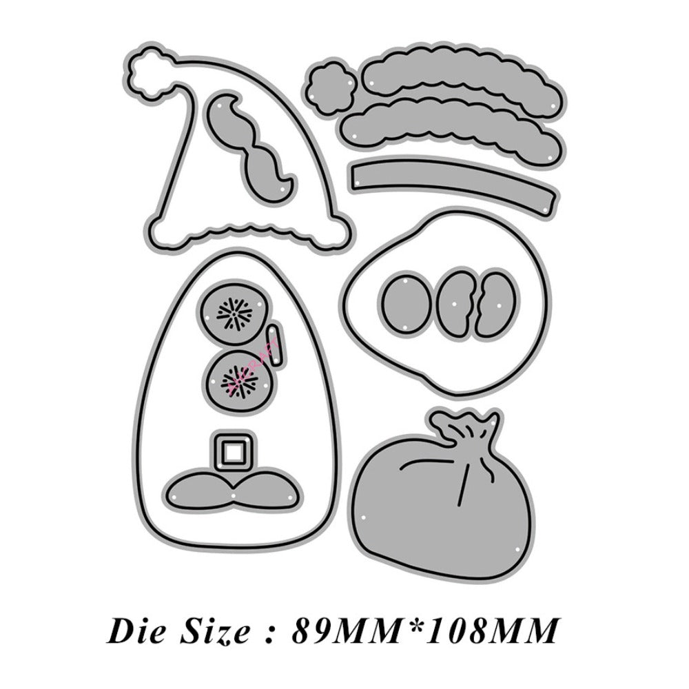 Christmas Gnome Metal Cutting Dies