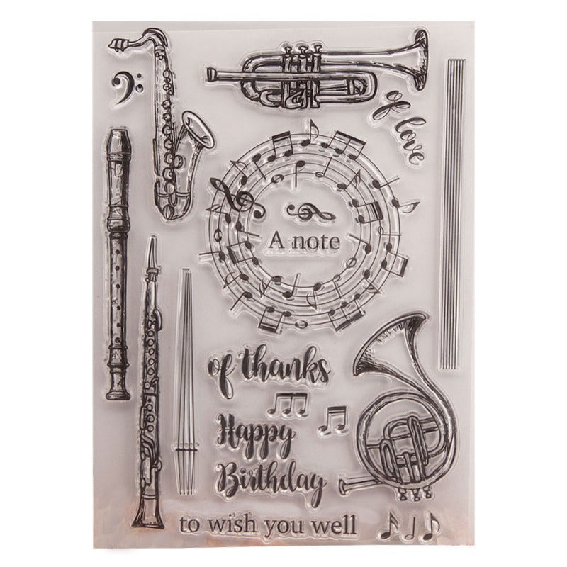 Musical Instruments Clear Stamps