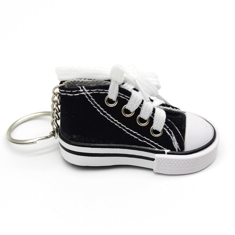 Creative Mini Canvas Shoe Keychain