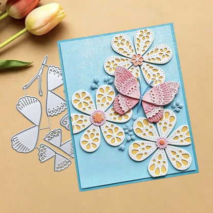 3D Butterfly Flower Metal Cutting Dies