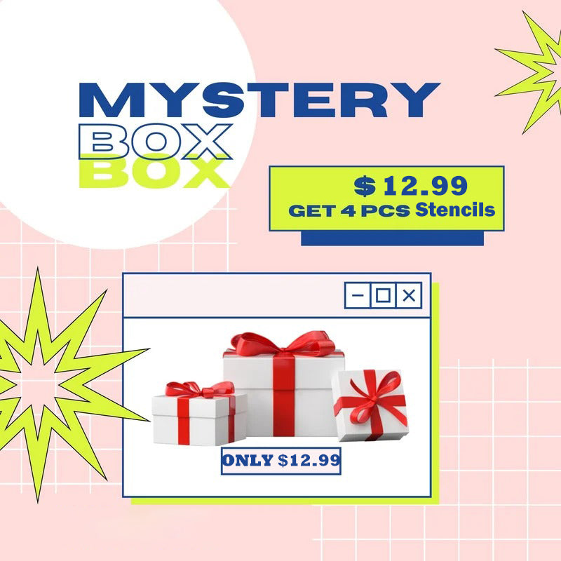 Stencils Box With 4 Items