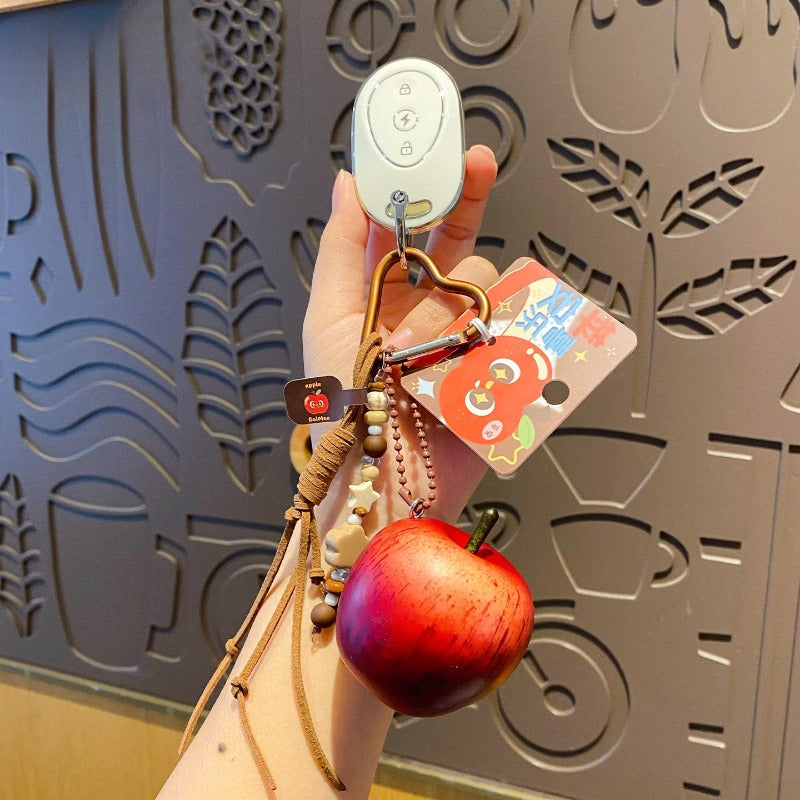 Creative Simulated Apple Keychain