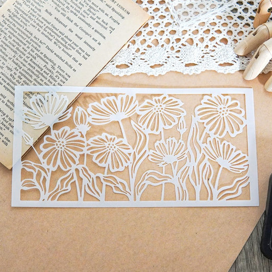 Flower DIY Painting Hollow Stencil