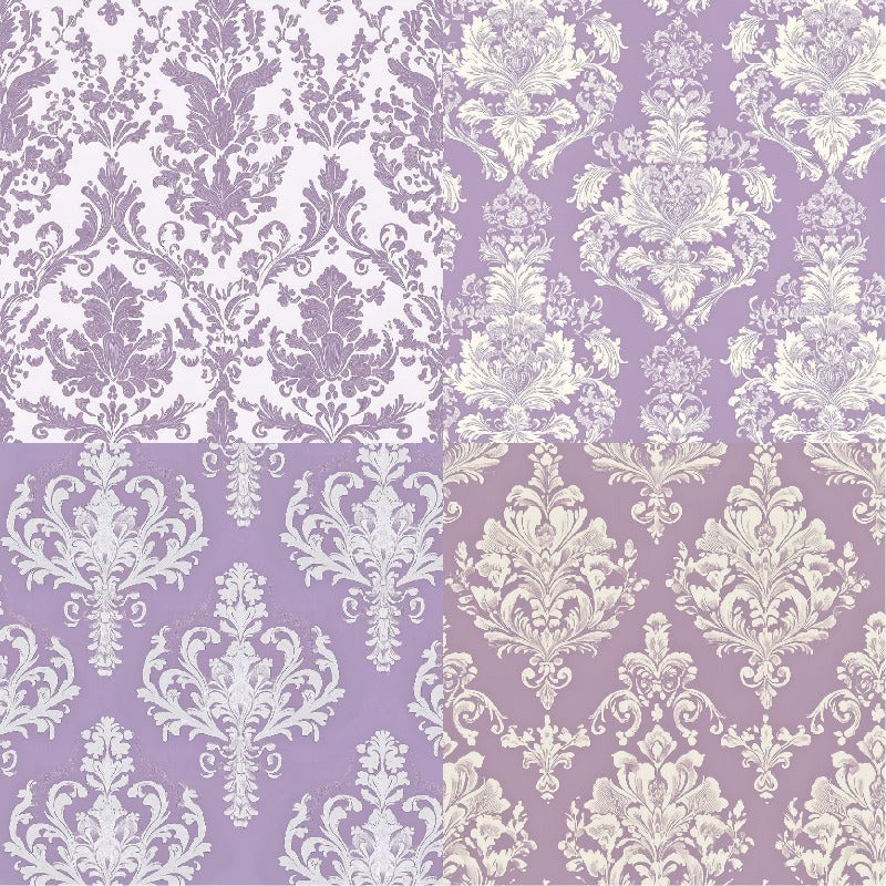 24PCS 6" Lilac Scrapbook Paper & Cardstock