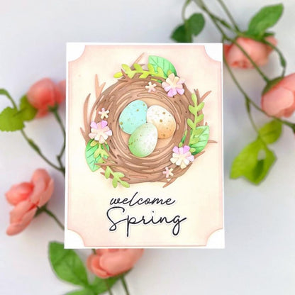 Bird's Nest and Eggs Cutting Dies