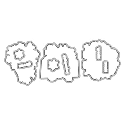 Cross Flowers Dies & Stamps Set