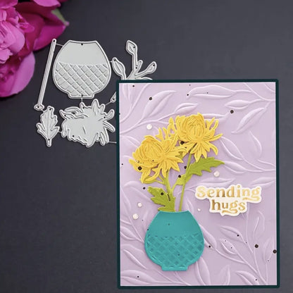 Chrysanthemum Vase Metal Cutting Dies