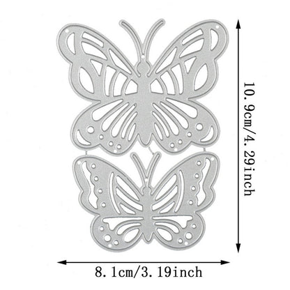 2Pcs Butterflies Metal Cutting Dies