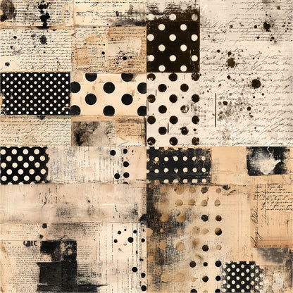 24PCS 6" Dapple Scrapbook Paper & Cardstock