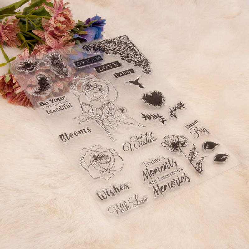 Flowers DIY Clear Stamps