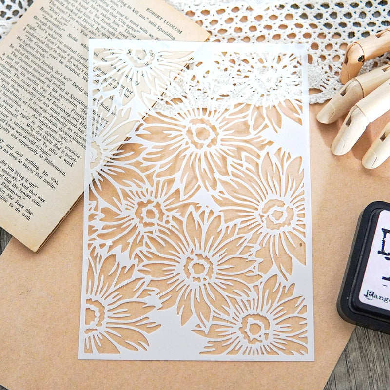 Chrysanthemum DIY Painting Hollow Stencil