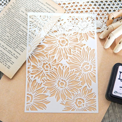 Chrysanthemum DIY Painting Hollow Stencil