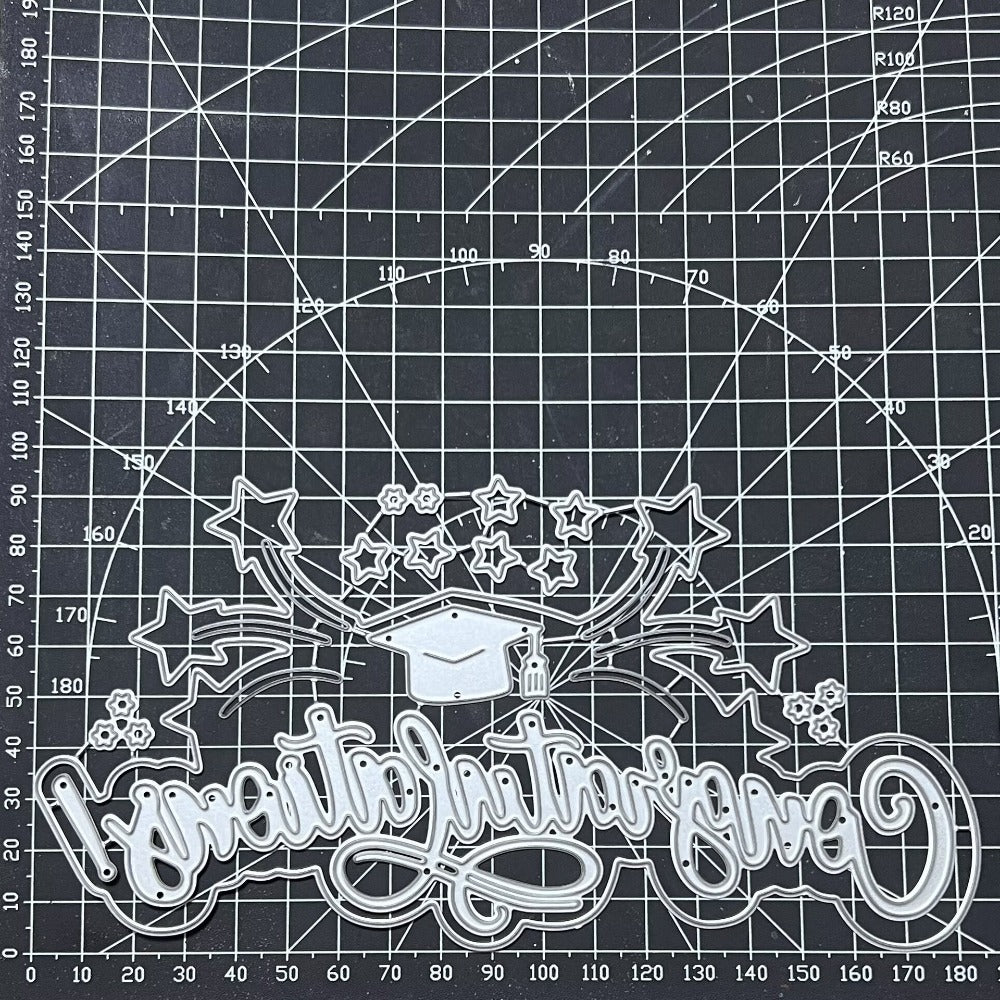 "Congratulations" Words Metal Cutting Dies