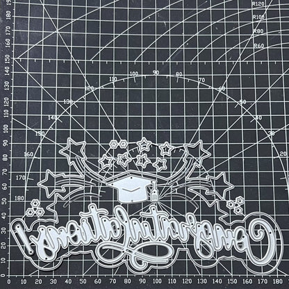"Congratulations" Words Metal Cutting Dies