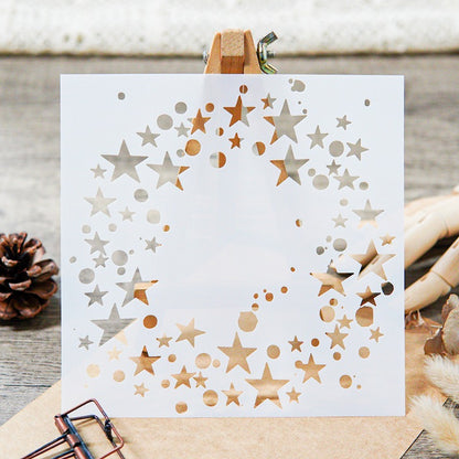 Stars DIY Painting Hollow Stencil