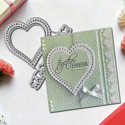 Heart-shaped Lace Metal Cutting Dies