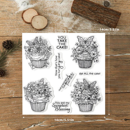 Sweet Cupcakes Clear Stamps
