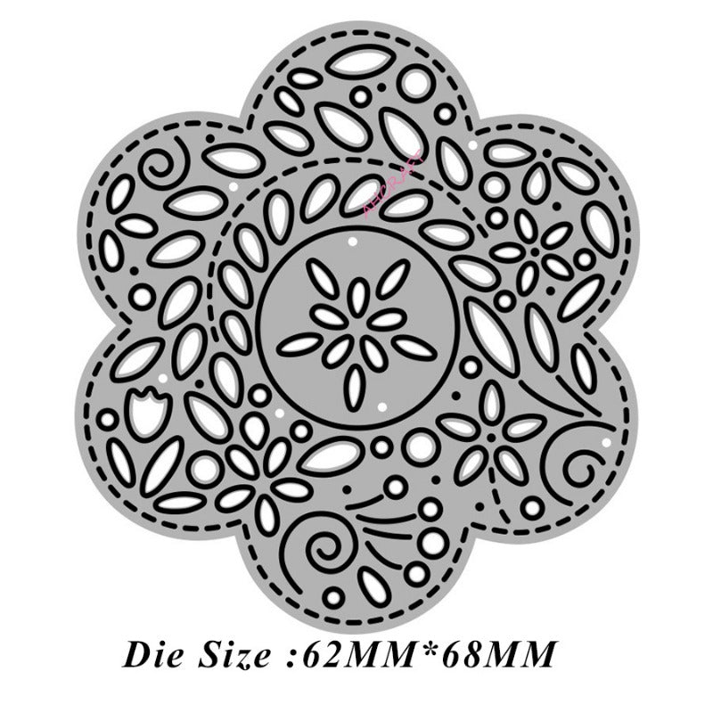 Flower Embossed Frame Cutting Dies