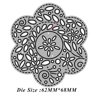 Flower Embossed Frame Cutting Dies
