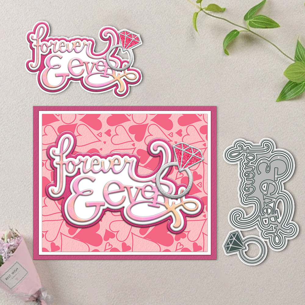 "Forever Ever" Words Cutting Dies