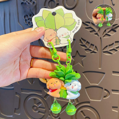 Cute Magnetic Doll Keychain
