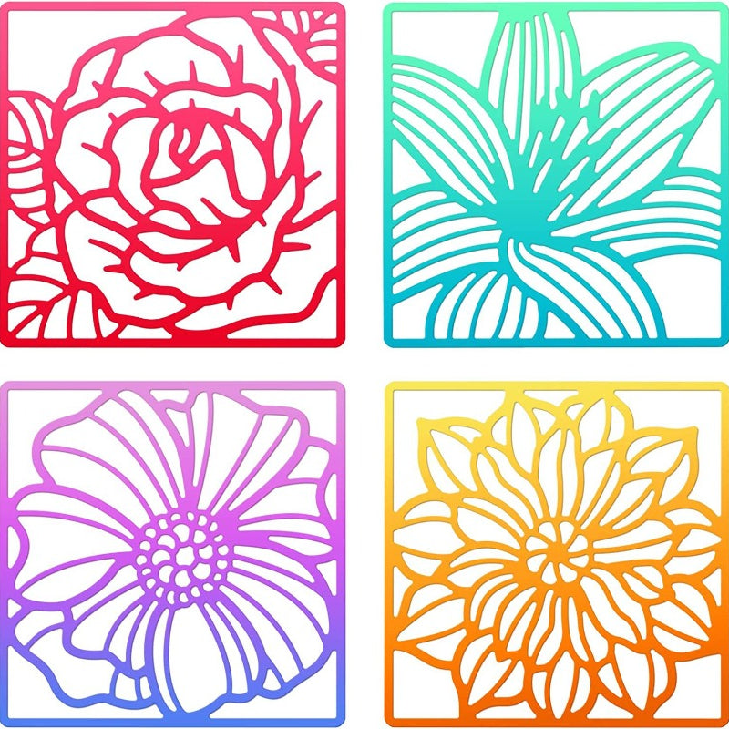 4 Styles Background Frame Metal Cutting Dies