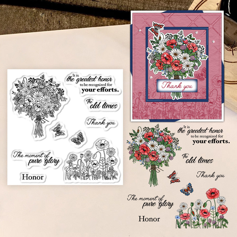Beautiful Bouquet Clear Stamps