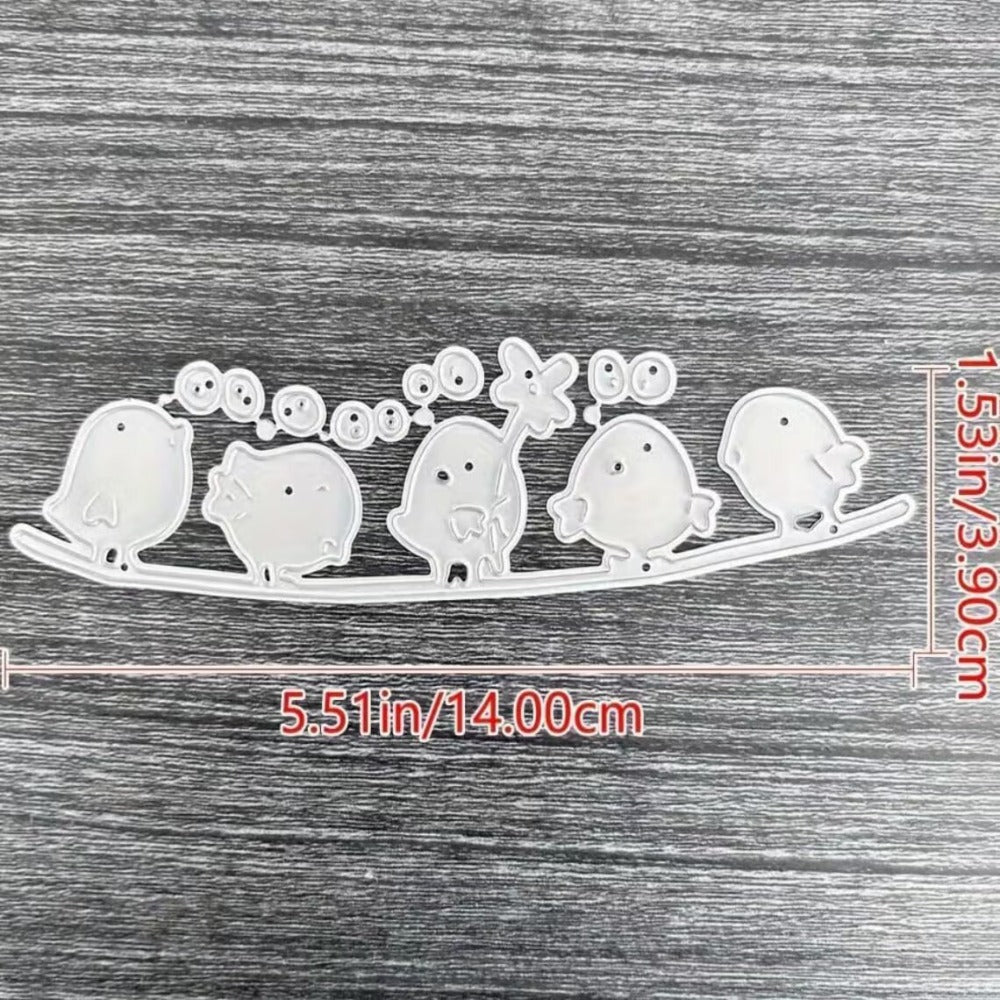 Cute Little Birds Metal Cutting Dies