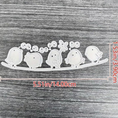 Cute Little Birds Metal Cutting Dies