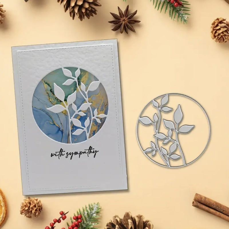 Branches and Leaves Circle Metal Cutting Dies