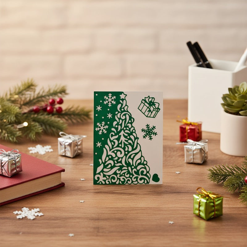Christmas Tree Border Metal Cutting Dies