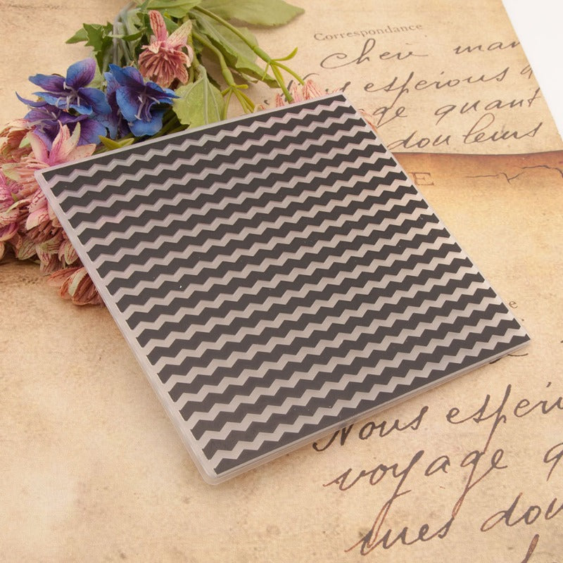 Wave Pattern Plastic Embossing Folder – Memorycraftmall