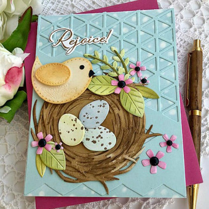 Bird's Nest and Eggs Cutting Dies