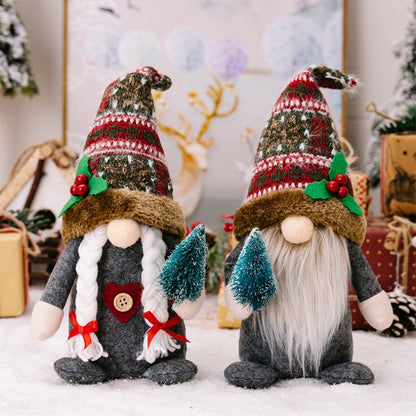 Adorable Gnome Christmas Doll Ornaments