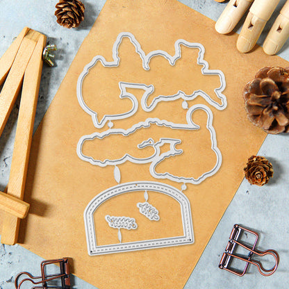 Christmas Birds Dies & Stamps Set
