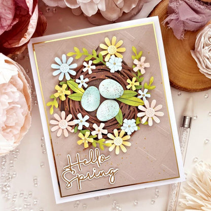 Bird's Nest and Eggs Cutting Dies