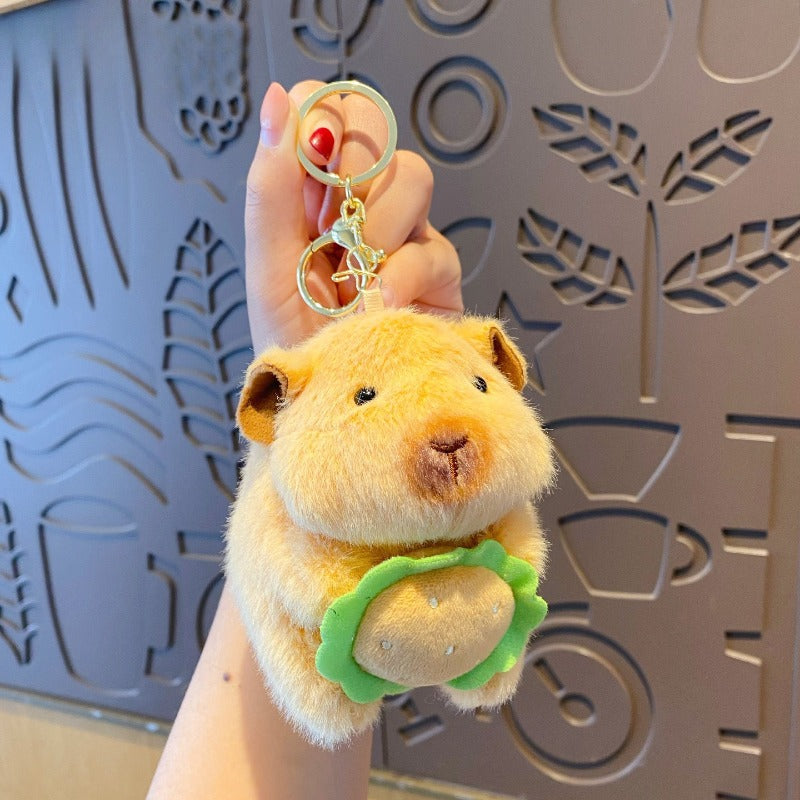 Cute Pig Plush Toy Keychain