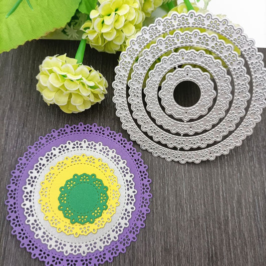 Stackable Round Lace Cutting Dies