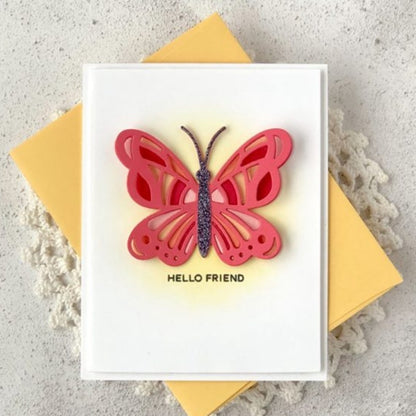 2Pcs Butterflies Metal Cutting Dies