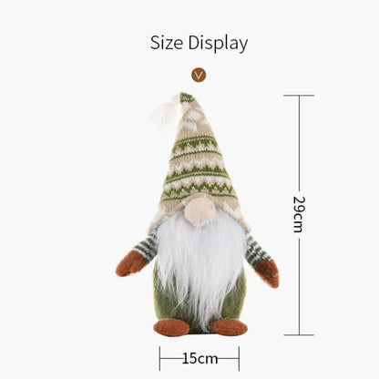 Christmas Gnome Creative Green Plush Doll Decorations