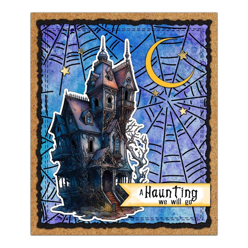 Halloween Castle Skeleton Dies & Stamps Set