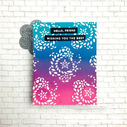 Flower Embossed Frame Cutting Dies