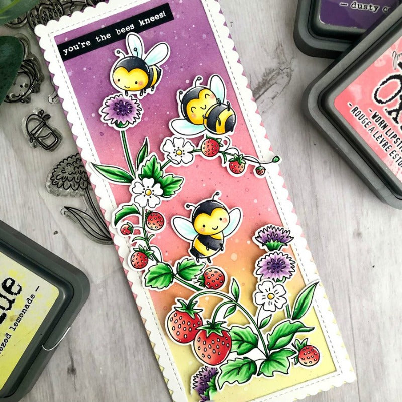 Bee Flower Dies & Stamps Set