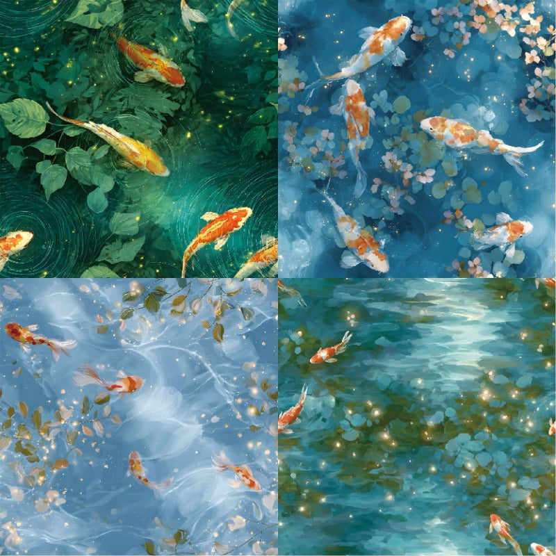 24PCS 6" Undine Scrapbook Paper & Cardstock