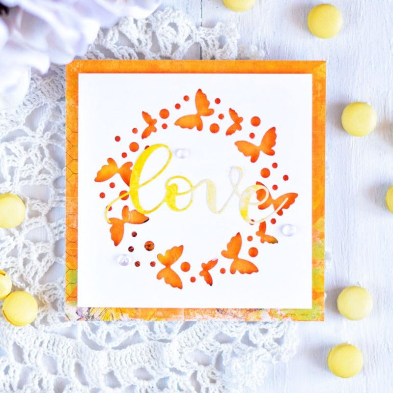 Butterfly Wreath Metal Cutting Dies