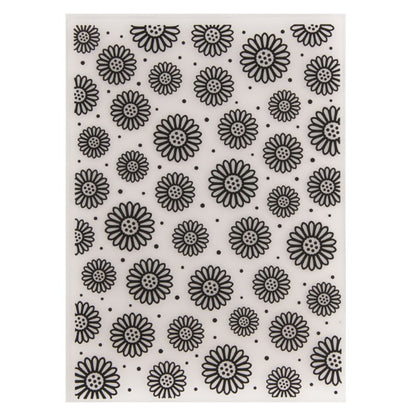 Sunflower DIY Plastic Embossing Folder