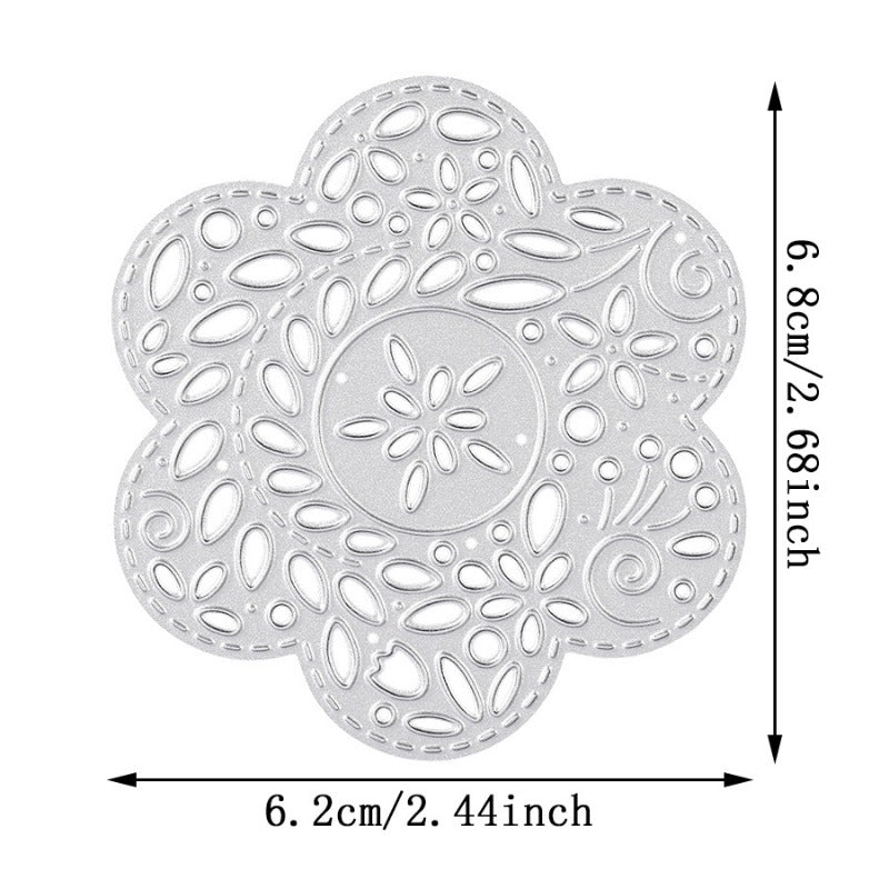 Flower Embossed Frame Cutting Dies
