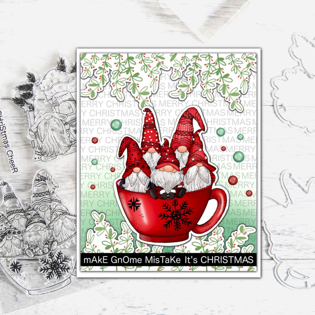 Christmas Gnome Mug Dies & Stamps Set