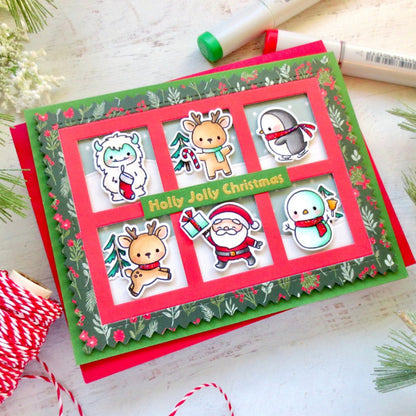 Christmas Animals Dies & Stamps Set